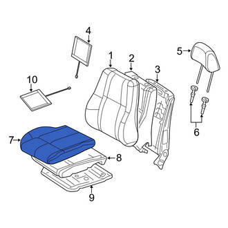 Dodge OE - Center Left Seat Cover