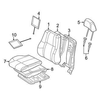 Dodge OE - Seats & Tracks - Front Seat Components (Leather)