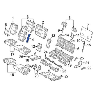 Dodge OE - Center Seat Back Bolster Assembly