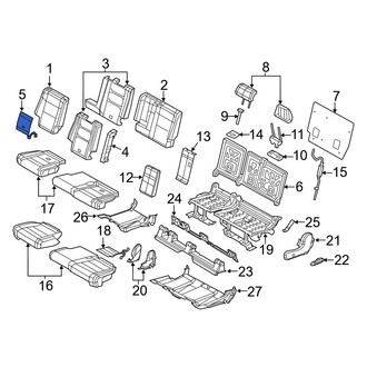 Dodge OE - Center Upper Seat Heater Pad