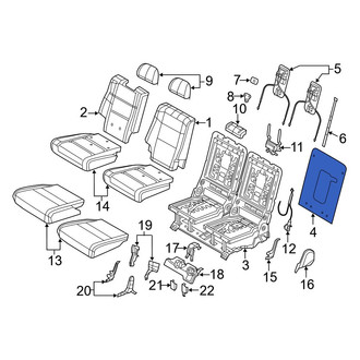 Dodge OE - Rear Right Seat Back Panel