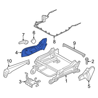 Dodge OE - Front Right Outer Seat Trim Panel