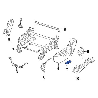 Dodge OE - Front Left Seat Back Recliner Adjustment Handle