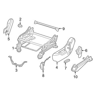 Dodge OE - Seats & Tracks - Tracks & Components (Manual Drivers Seat)