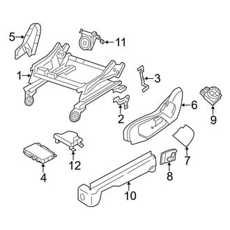Dodge OE - Seats & Tracks - Tracks & Components (Power Driver Seat)