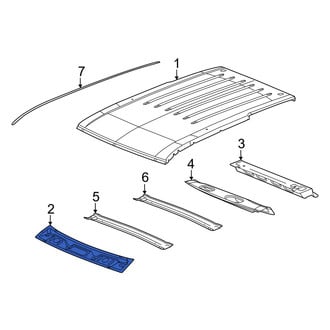 Dodge OE - Front Roof Header Panel