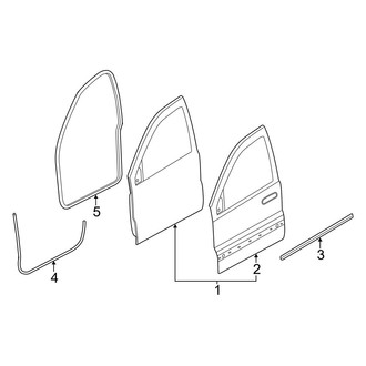 Dodge OE - Front Door - Door & Components