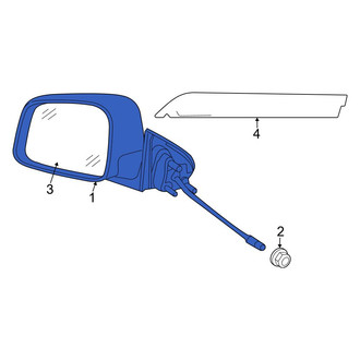 Dodge OE - Front Left Door Mirror