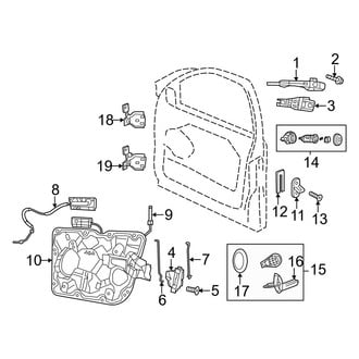 Dodge OE - Front Door - Lock & Hardware