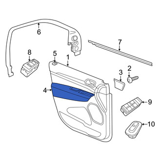 Dodge OE - Front Left Door Armrest