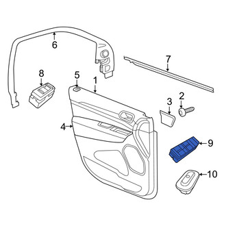 Dodge OE - Front Left Door Window Switch