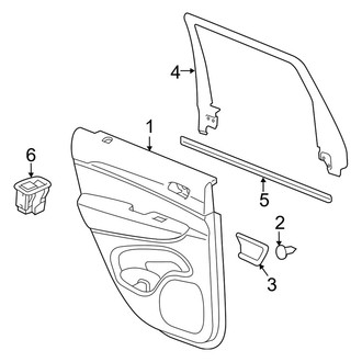 Dodge OE - Rear Door - Interior Trim