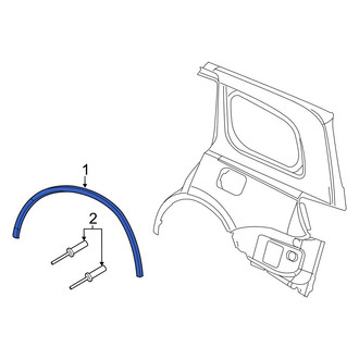 Dodge OE - Rear Left Wheel Arch Molding