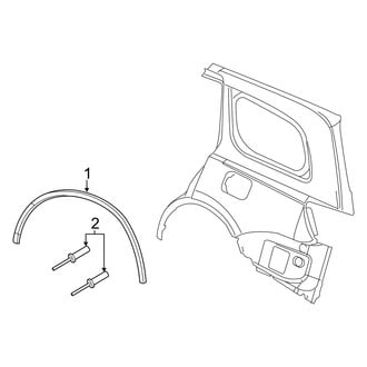 Dodge OE - Quarter Panel - Exterior Trim