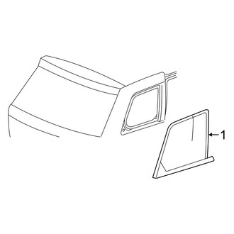Dodge OE - Quarter Panel - Glass