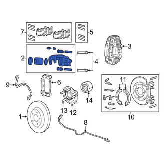 Dodge OE - Front Left Disc Brake Caliper