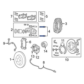 Dodge OE - Rear Disc Brake Caliper Pin