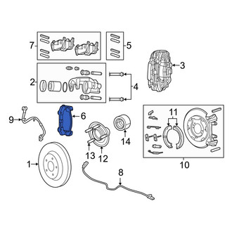 Dodge OE - Rear Disc Brake Caliper Bracket