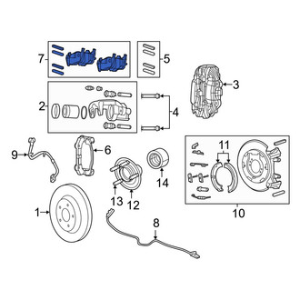 Dodge OE - Rear Disc Brake Pad Set