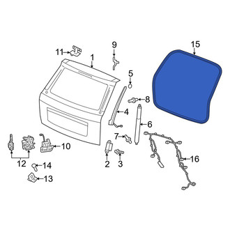 Dodge OE - Rear Hatch Seal