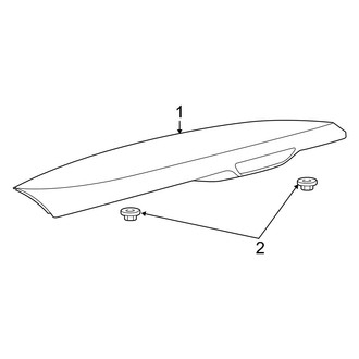 Dodge OE - Lift Gate - Spoiler