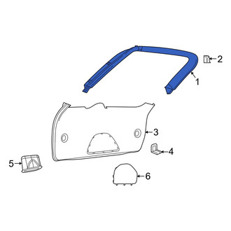 Dodge OE - Rear Upper Liftgate Trim