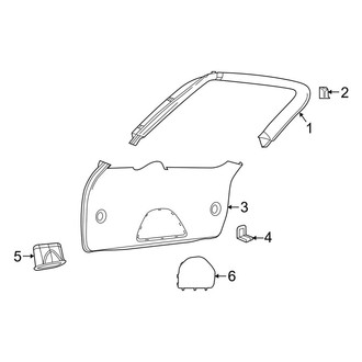 Dodge OE - Lift Gate - Interior Trim