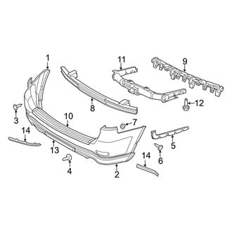 Dodge OE - Rear Bumper - Bumper & Components