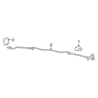 Dodge OE - Rear Bumper - Electrical Components (With SRT Design)