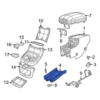Dodge OE - Console Bracket