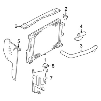Dodge OE - Cooling - Radiator & Components (3.9L)