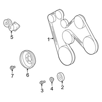 Dodge OE - Cooling - Belts & Pulleys (3.9L)