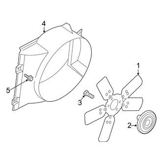 Dodge OE - Cooling Fan (3.9L)