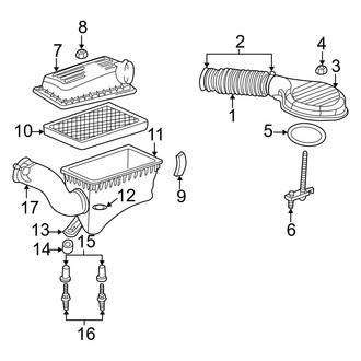 Dodge OE - Engine - Air Intake (5.9L)