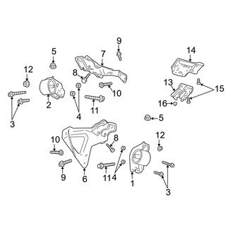 Dodge OE - Engine & Transmission Mounting (5.9L)