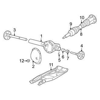 Dodge OE - Front Suspension - Front Axle & Carrier (4WD)