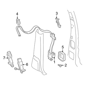 Dodge OE - Restraint Systems - Front Seat Belts