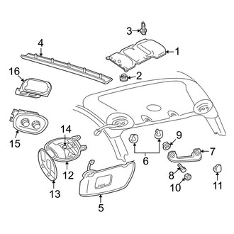 Dodge OE - Roof - Interior Trim