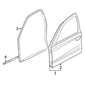Dodge OE - Front Door - Door & Components