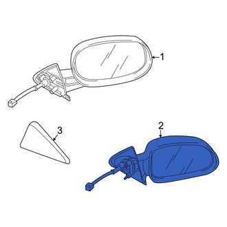 Dodge OE - Front Left Door Mirror