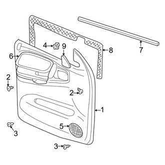 Dodge OE - Front Door - Interior Trim