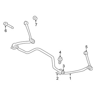 Dodge OE - Rear Suspension - Stabilizer Bar & Components
