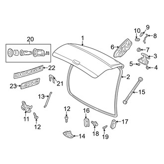 Dodge OE - Lift Gate - Exterior Trim