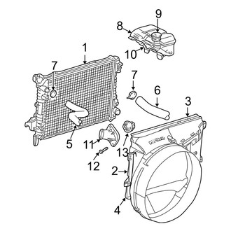 Dodge OE - Cooling - Radiator & Components (5.7L)