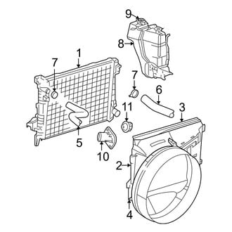 Dodge OE - Cooling - Radiator & Components