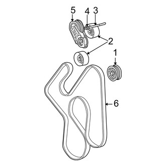 Dodge OE - Cooling - Belts & Pulleys (5.7L)