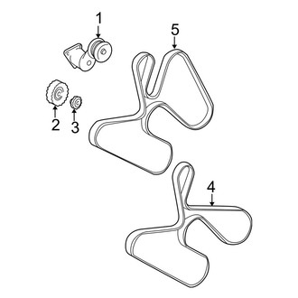 Dodge OE - Cooling - Belts & Pulleys (8.0L)