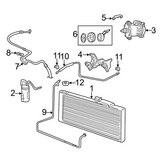 Dodge OE - Air Conditioner & Heater - Condenser, Compressor & Lines