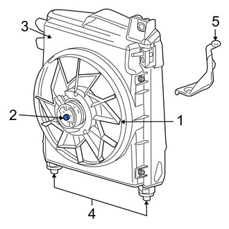 Dodge OE - A/C Condenser Fan Motor