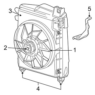 Dodge OE - Air Conditioner & Heater - Condenser Fan
